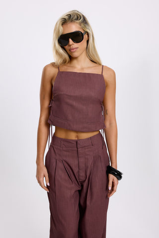Cicely Brown Blouse