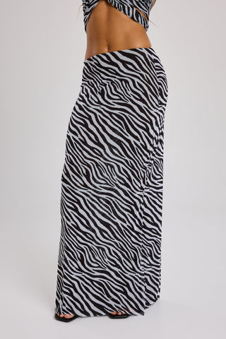 Aria Zebra Skirt