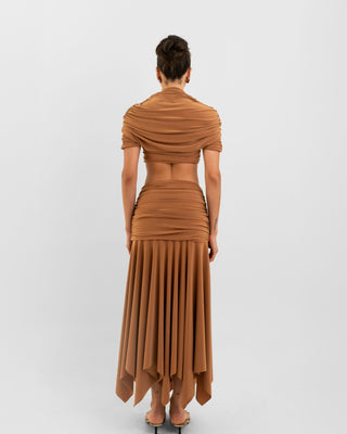 Gianna Caramel Skirt