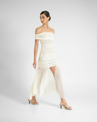 Salma ivory dress