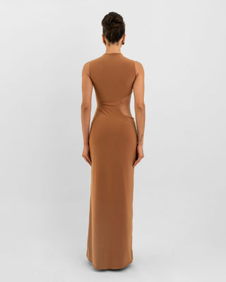 Aroa Caramel Dress