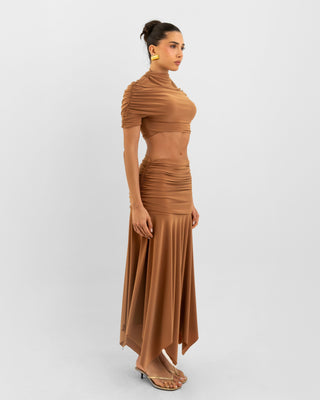 Gianna Caramel Skirt