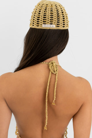 Bruna Gold Bucket Hat