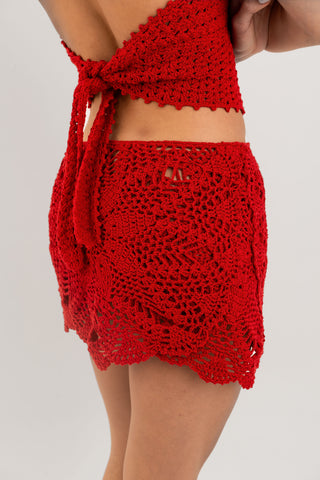 Adeline Red Skirt