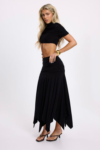 Gianna Black Blouse