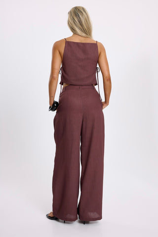 Cicely Brown Blouse