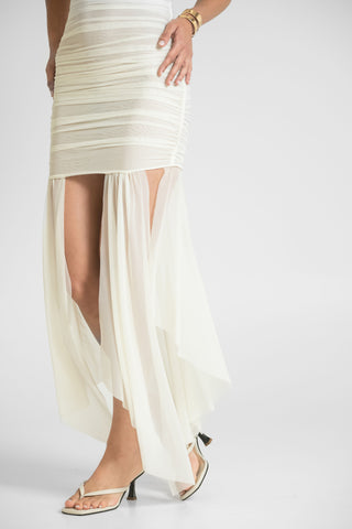 Salma ivory dress