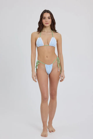 Waffle Blue Bikini